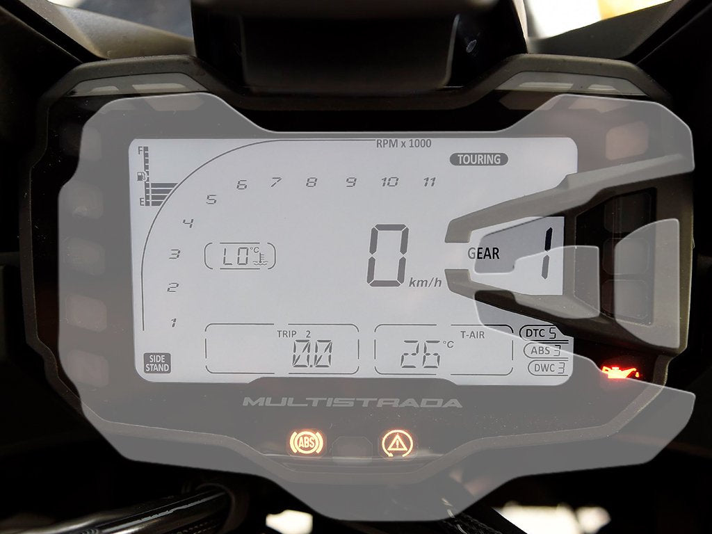 Ducati Multistrada 950 / 1200 / 1260 2015+ Instrument Cluster Screen Protector